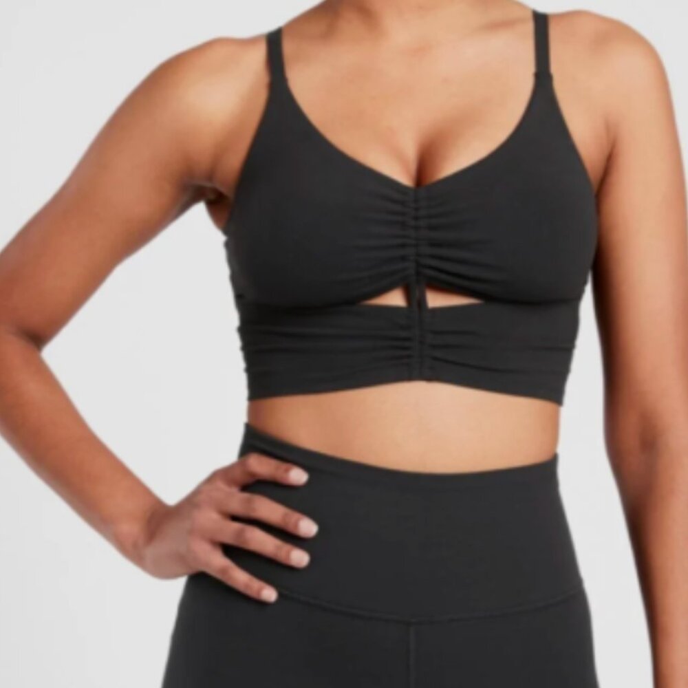 Athleta Tank/ Bra Cinch Longline